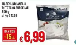 Galassia Maremundi anelli di totano surgelati offerta