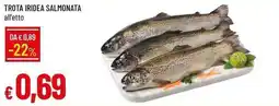 Galassia Trota iridea salmonata offerta