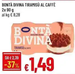 Galassia Bontà divina tiramisù al caffè offerta