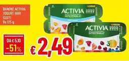Galassia Danone Activia yogurt vari gusti offerta
