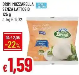 Galassia Brimi mozzarella senza lattosio offerta