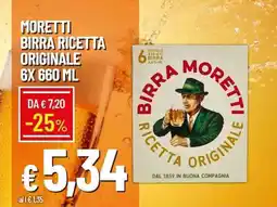 Galassia Birra Moretti Ricetta Originale offerta
