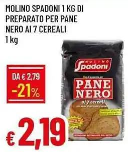 Galassia Molino Spadoni pane nero ai 7 cereali offerta