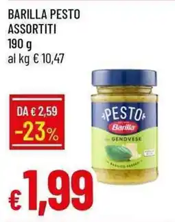 Galassia Barilla pesto assortiti offerta