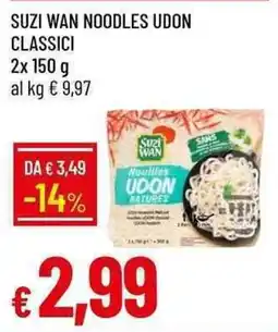 Galassia Suzi Wan noodles udon classici offerta