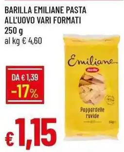 Galassia Barilla Emiliane pasta all'uovo offerta
