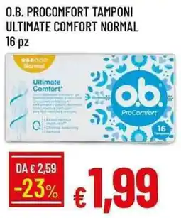 Galassia O.B. ProComfort tamponi ultimate comfort normal offerta
