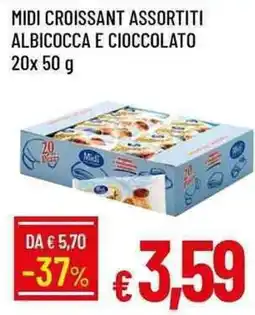 Galassia Midi croissant assortiti albicocca e cioccolato offerta