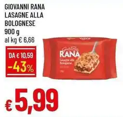 Galassia Lasagne alla Bolognese Rana offerta