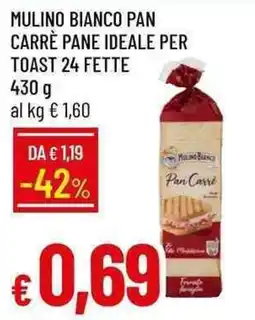 Galassia Mulino Bianco Pan Carré offerta