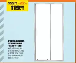 OBI Porta doccia scorrevole "Sixty" 120 offerta