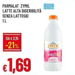 Galassia Parmalat Zymil latte alta digeribilità senza lattosio offerta