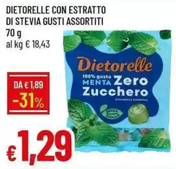 Galassia Dietorelle con estratto di stevia gusti assortiti offerta