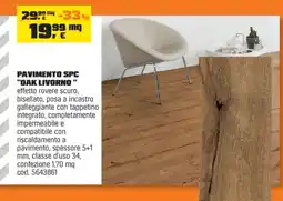 OBI Pavimento SPC "Oak Livorno" offerta