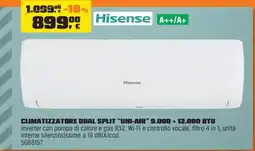 OBI Climatizzatore dual split uni-air hisense offerta