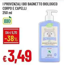 Galassia I Provenzali Bio Bagnetto Biologico Corpo e Capelli offerta
