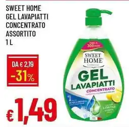 Galassia Sweet Home gel lavapiatti concentrato assortito offerta