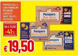 Galassia Pampers Sole e Luna mutandino offerta
