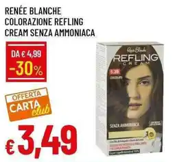 Galassia Renée Blanche colorazione refling cream senza ammoniaca offerta