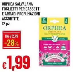 Galassia Orphea salvana foglietti per cassetti e armadi profumazioni assortite offerta