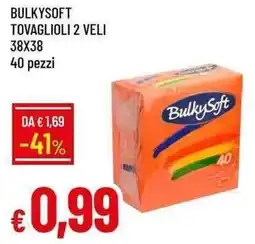 Galassia BulkySoft tovaglioli 2 veli offerta