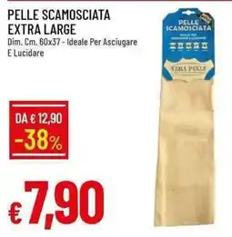 Galassia Pelle scamosciata extra large offerta