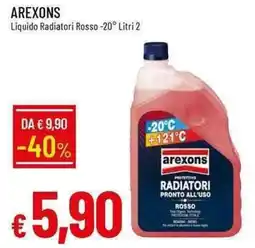 Galassia Liquido Radiatori Rosso arexons offerta