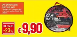 Galassia Cavi batteria con pinze isolanti offerta