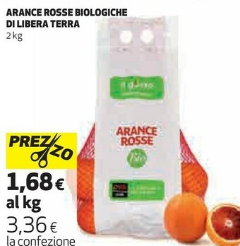 Coop Arance rosse biologiche offerta