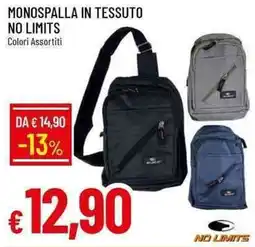 Galassia Monospalla in tessuto No Limits offerta
