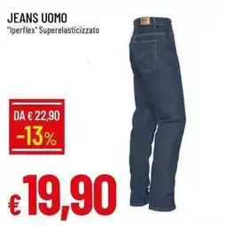 Galassia Jeans uomo Iperflex superelasticizzato offerta