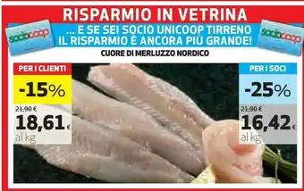 Coop Di merluzzo mordico offerta