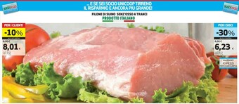 Coop Filone di suino senz'osso a tranci offerta