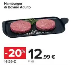 Carrefour Iper Hamburger di Bovino Adulto offerta
