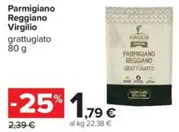 Carrefour Iper Parmigiano Reggiano Virgilio grattugiato offerta