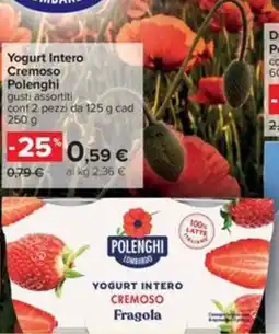 Carrefour Iper Yogurt Intero Cremoso Polenghi offerta