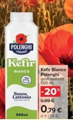 Carrefour Iper Kefir Bianco Polenghi offerta