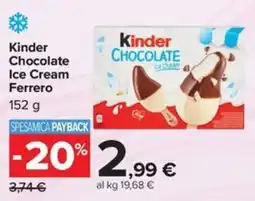 Carrefour Iper Kinder Chocolate Ice Cream Ferrero offerta