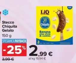 Carrefour Iper Stecco Chiquita Gelato offerta
