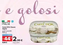 Carrefour Iper Carte D'Or Classic Algida offerta