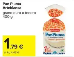 Carrefour Iper Pan Piuma Artebianca offerta