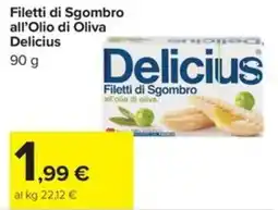 Carrefour Iper Filetti di Sgombro Delicius offerta