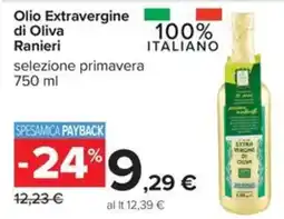 Carrefour Iper Olio Extravergine di Oliva Ranieri offerta