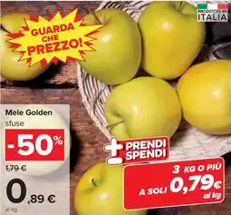 Carrefour Iper Mele Golden sfuse offerta