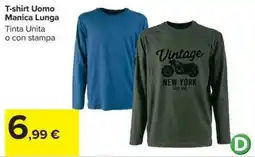 Carrefour Iper T-shirt Uomo Manica Lunga offerta