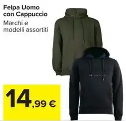 Carrefour Iper Felpe Uomo con Cappuccio offerta