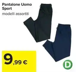 Carrefour Iper Pantalone Uomo Sport offerta