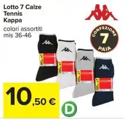 Carrefour Iper Calze Tennis Kappa offerta