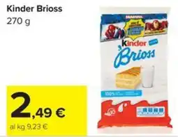 Carrefour Iper Kinder Brioss offerta