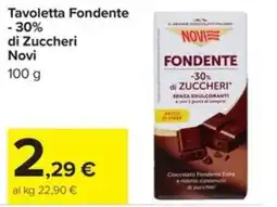 Carrefour Iper Tavoletta Fondente Novi offerta